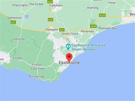 Eastbourne Map 