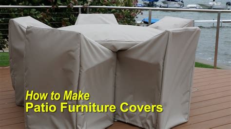 Chair care patio specializes in custom made patio furniture replacement cushions. How to Make Patio Furniture Covers - YouTube