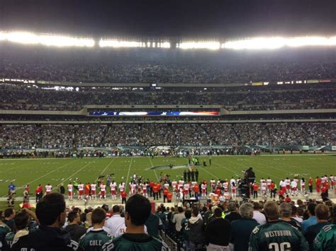 Lincoln Financial Field Section 119 Row 23 Seat 1 Philadelphia Eagles