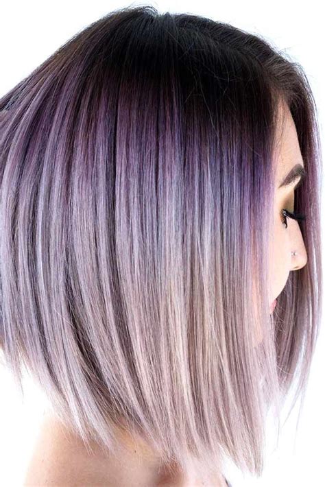 25 Trendy Lilac Hair Shades Lilac Hair Ombre