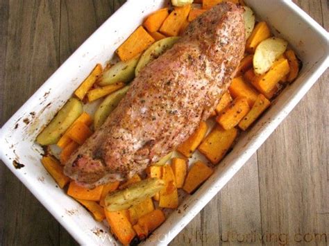 Roast 35 to 40 minutes or until meat thermometer registers 155 degrees and juices run clear. Roasted Maple-Dijon Glazed Pork Tenderloin with Sweet ...