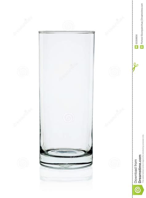 Empty Glass Isolated On The White Background Stock Photo Image Of
