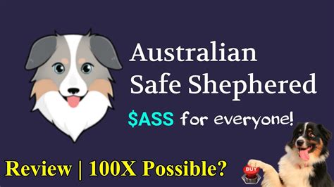 Australian Safe Shepherd Review Ass Coin How To Buy Ass Token Is 100x Possible Youtube