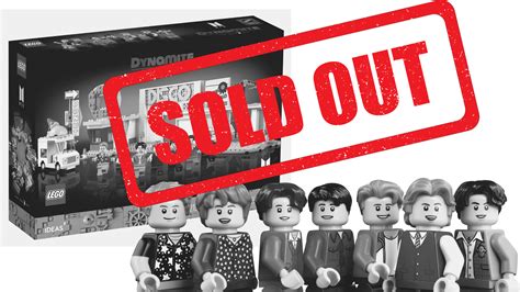 LEGO BTS Dynamite Set Sells Out In Record Time And Scalpers Are Making