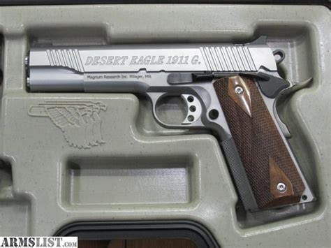 Armslist For Sale Magnum Research Desert Eagle 1911 G 45 Acp Stainless