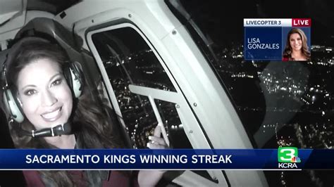 Kcra 3s Lisa Gonzales Discusses Sacramento Kings Winning Streak From Livecopter 3