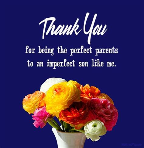 Thank You Message For Parents Best Quotationswishes Greetings For