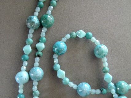 Bisbee Spider Web Turquoise Cabochon Necklace 1