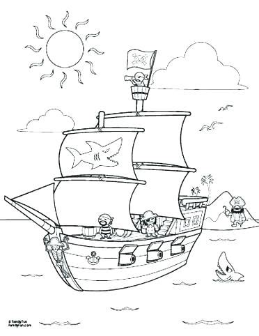 Home » coloring pages » boat coloring pages » sunken pirate ship coloring page. Sunken Ship Coloring Pages at GetColorings.com | Free ...
