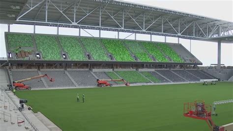 Construction Right On Schedule For Austin Fc Stadium Youtube