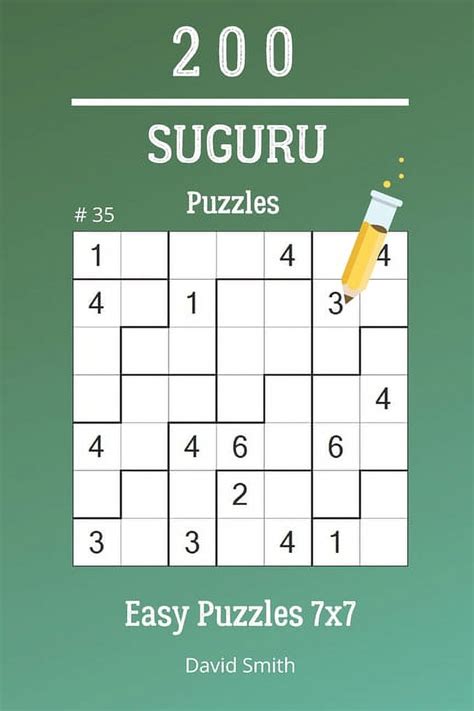 Suguru Puzzles Suguru Puzzles 200 Easy Puzzles 7x7 Vol35 Series