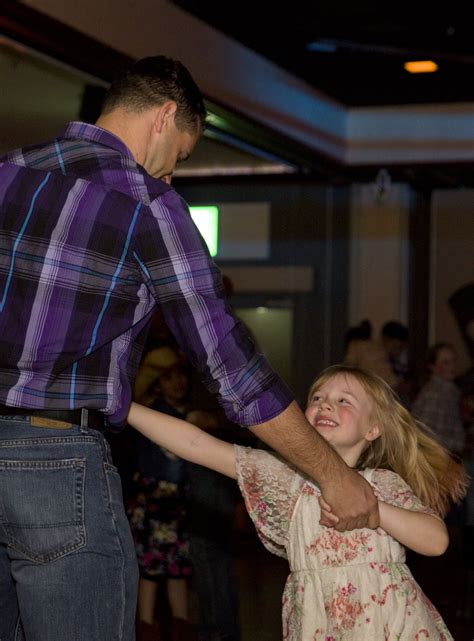 Dads Daughters Saddle Up To Dance Night Away