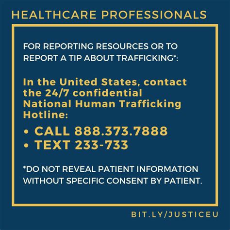 Get Help When And How To Report Human Trafficking As A Healthcare Professional Justice U