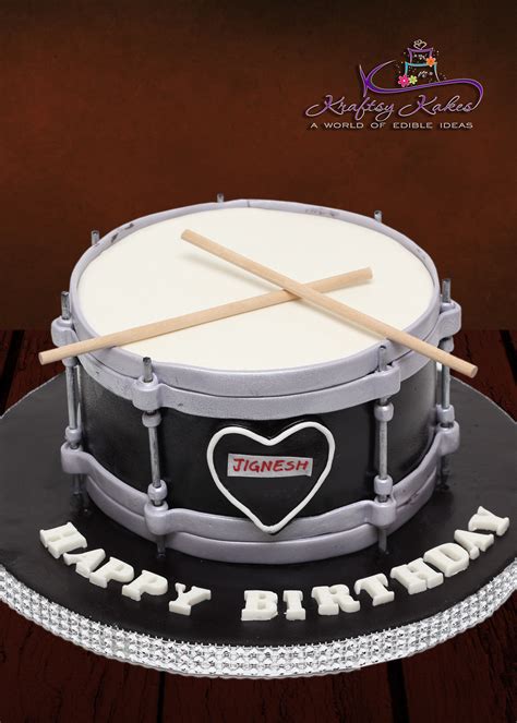 Drum Cake Drum Cake Music Cakes Drum Birthday Cakes