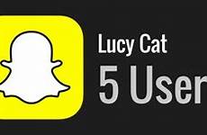 snapchat lucy cat users