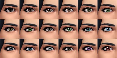 Sims 4 Eye Color Replacement Poomilliondollar