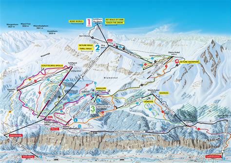 Jungfrau Ski Map