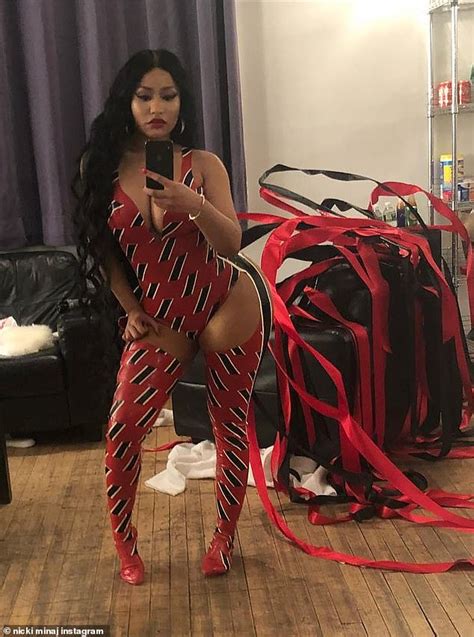 Nicki Minaj Flaunts Hourglass Physique In Racy Bodysuit After Being Sued By Tracy Chapman