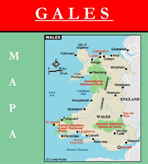 Conheça os mapas da grécia: Mapa De Gales | Mapa