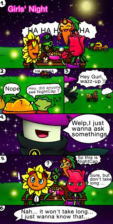 Pvz Heroes Comic Girls Night Part 1 Plants Vs Zombies Plant Zombie