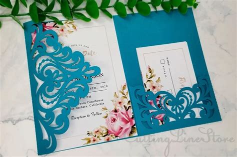 21 Awe Inspiring Cricut Wedding Invitations That Will Wow Your Guests