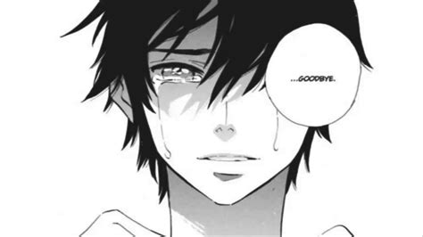 Anime Boy Crying Manga