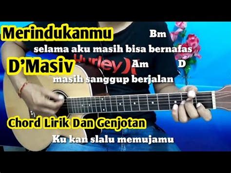 Chord D Masiv Merindukanmu - Chord Walls