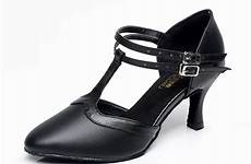 dance shoes leather latin sole heel ballroom waltz genuine 5cm dancing modern woman suede