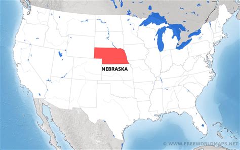 Where Is Nebraska Located On The Map