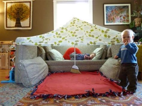 How To Make An Incredible Indoor Fort For Your Kids Cool Kids Rooms
