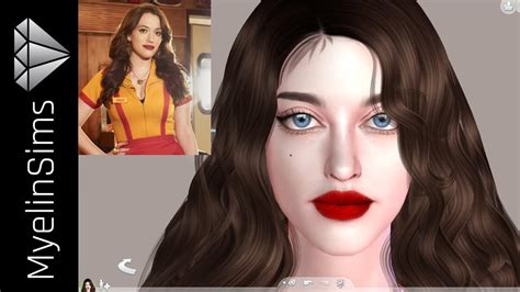 🌸the Sims 4 Create A Sim Kat Dennings As Max In 2 Broke Girls Youtube