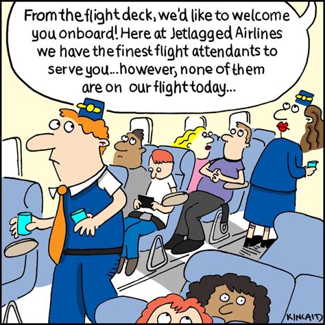 I Love Jetlagged Comcics Great Job Kelly Flight Attendant Humor