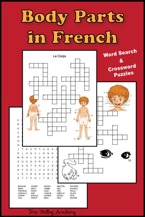 Maybe you would like to learn more about one of these? French Body Parts Worksheet - Tree Valley Academy