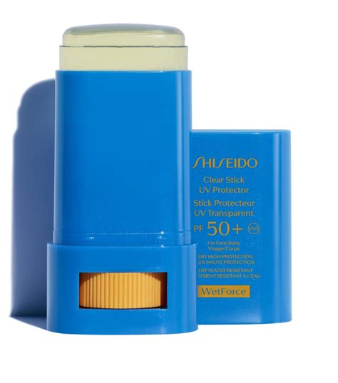 shiseido clear stick uv protector spf 50 wetforce harrods us