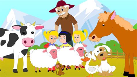 Old Macdonald Had A Farm Kids Songs Rhymes For Kids Farm Nursery