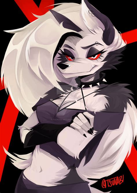 Loona Helluva Boss Fanart By Tsunabi Art On Deviantart In 2021 Furry Art Fan Art Art