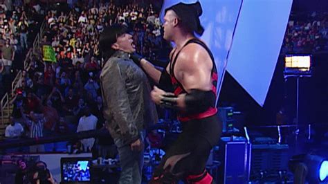 Kane Chokeslams Eric Bischoff Raw June 30 2003 Wwe