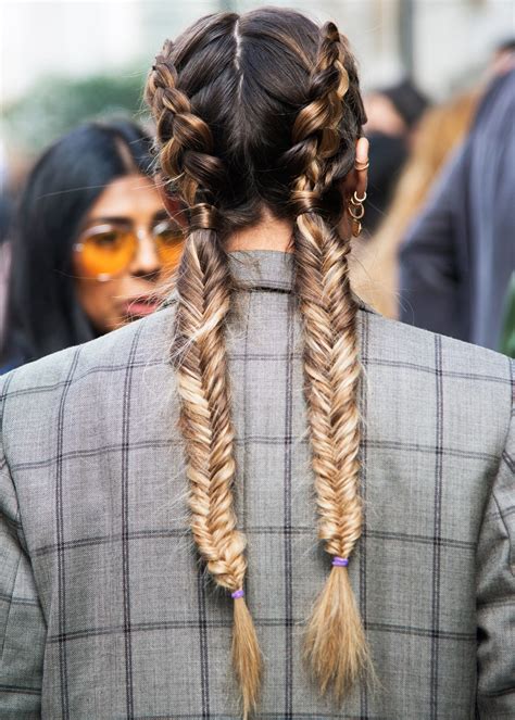 french braids with fake hair spefashion