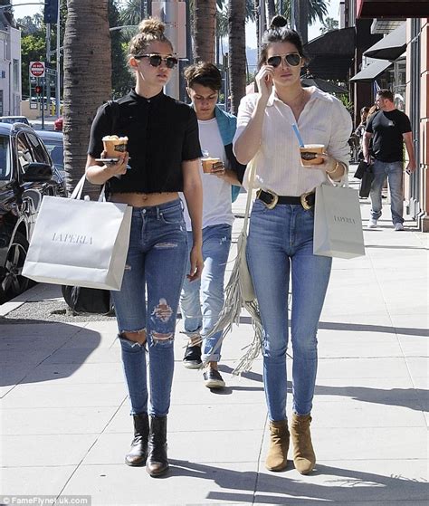 Kendall Jenner And Gigi Hadid Go Shopping For Underwear Together In La Daily Mail Online