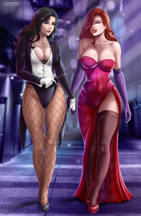 Jessica Rabbit And Zatanna Zatara Dc Comics And More Drawn By