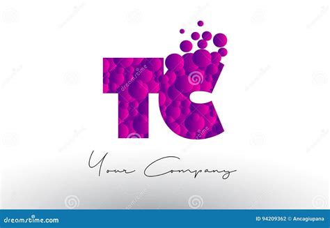 ga g a dots letter logo with purple bubbles texture cartoon vector 94208945