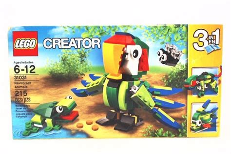 Lego Creator 3 In 1 Rainforest Animals 31031 Lego Creator Sets