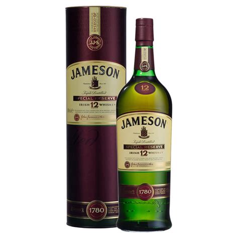 Jameson Special Reserve 12 Year Old Irish Whiskey 1lt Bottle