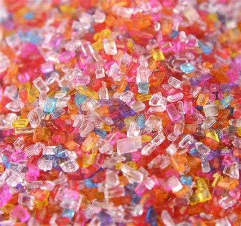 It is a type of coarse, sparkly sugar that can be used to add decoration and textural interest to desserts. Sanding Sugar Rainbow (4 oz.) | Bulk Priced Food Shoppe