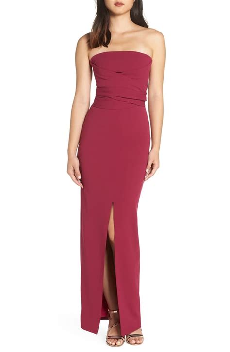 Lulus Own The Night Strapless Maxi Dress Best Bridesmaid Dresses From Nordstrom Popsugar