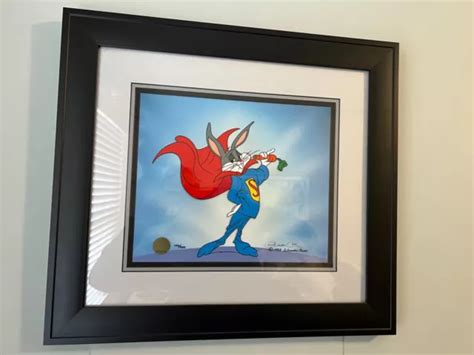 Bugs Bunny As Super Rabbit Chuck Jones Signed Limited Edition Cel 122