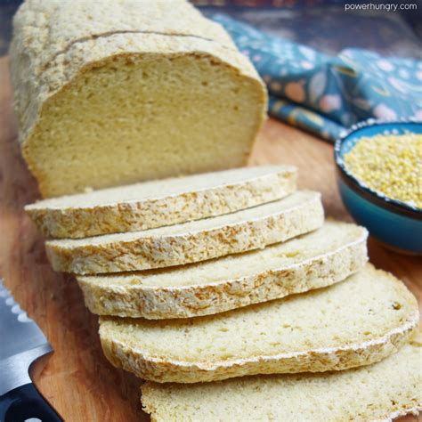 100 Millet Sandwich Bread Vegan Gluten Free No Yeast Power Hungry