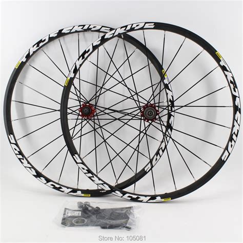 New Er Inch Mountain Bike Aluminum Alloy Bicycle Wheelset Mtb Clincher Rims Cnc Disc