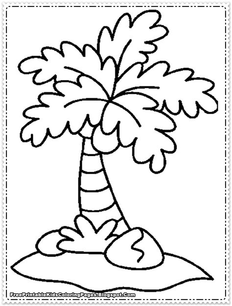 Coconut Printable Coloring Page - Free Printable Kids Coloring Pages