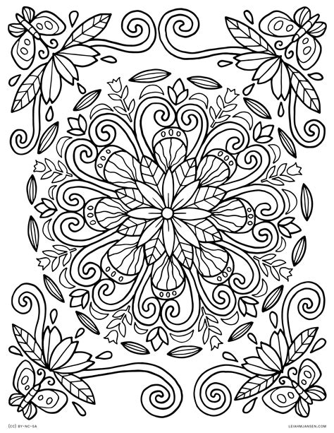It is the time of dreaming, creating and having fun with the most significant others. Spring Coloring Pages For Grown Ups And Kids | Spring ...